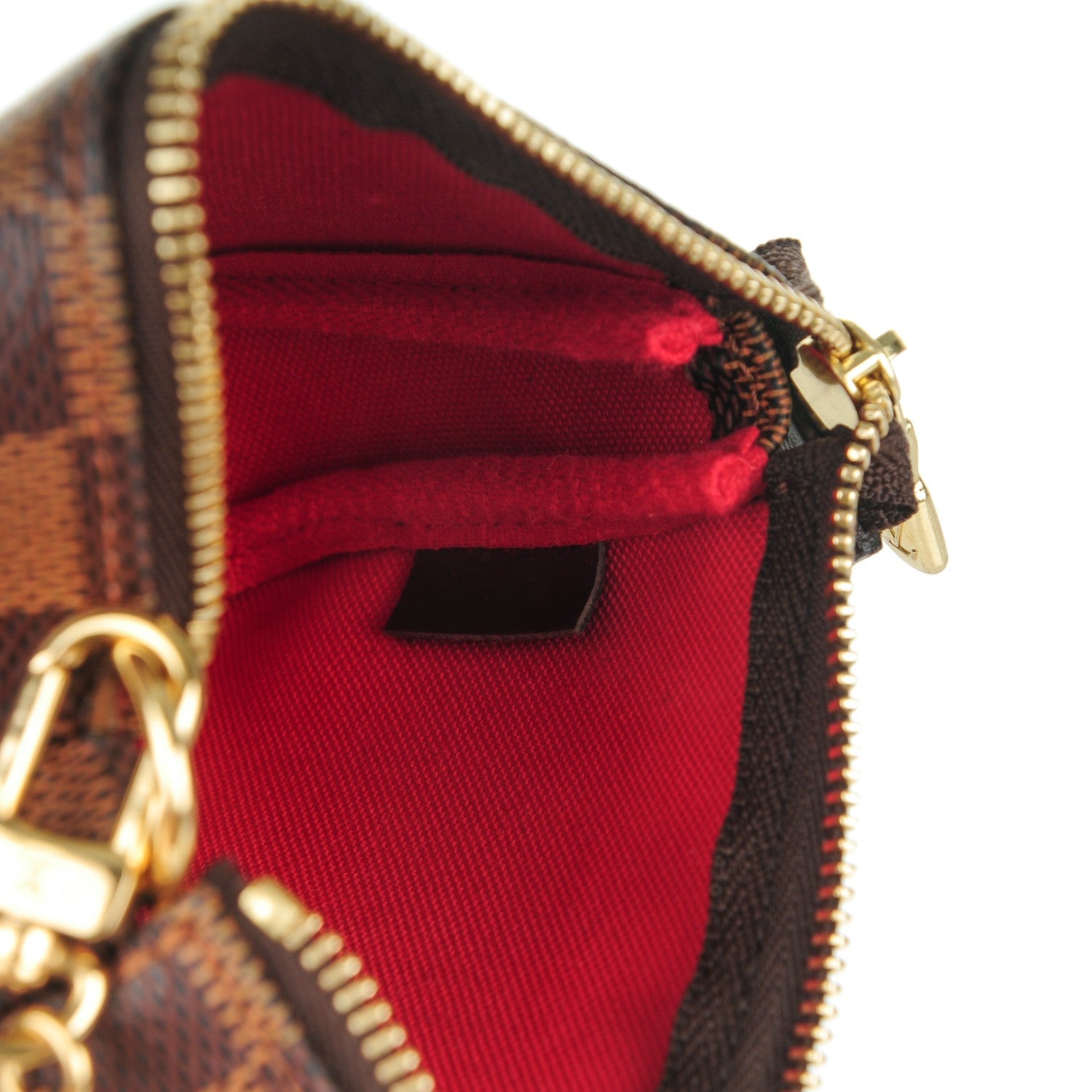 Louis Vuitton Damier Ebene Mini Pochette Accessories 7 of 7