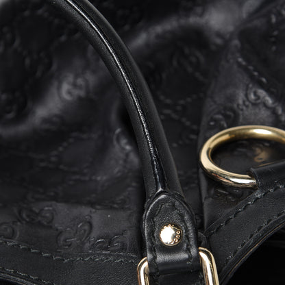 Gucci Guccissima Medium Sukey Tote Black 13 of 15