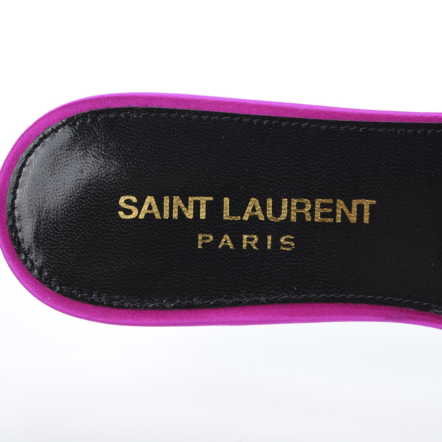 Silk Tribute 05 Slide Sandals 35.5 Fushia Flash