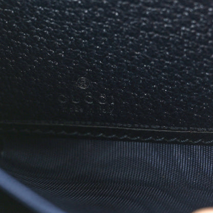 Gucci GG Supreme Monogram Textured Dollar Calfskin Web Ophidia Zip Around Wallet Beige Blue 6 of 7
