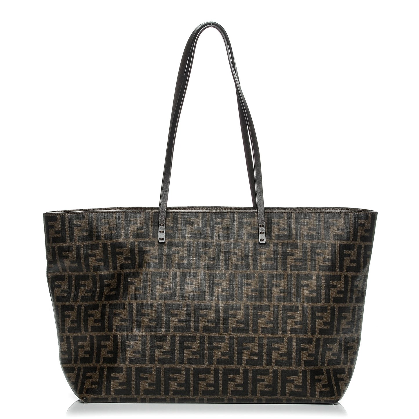 Zucca Spalmati Medium Roll Tote Tobacco Moro