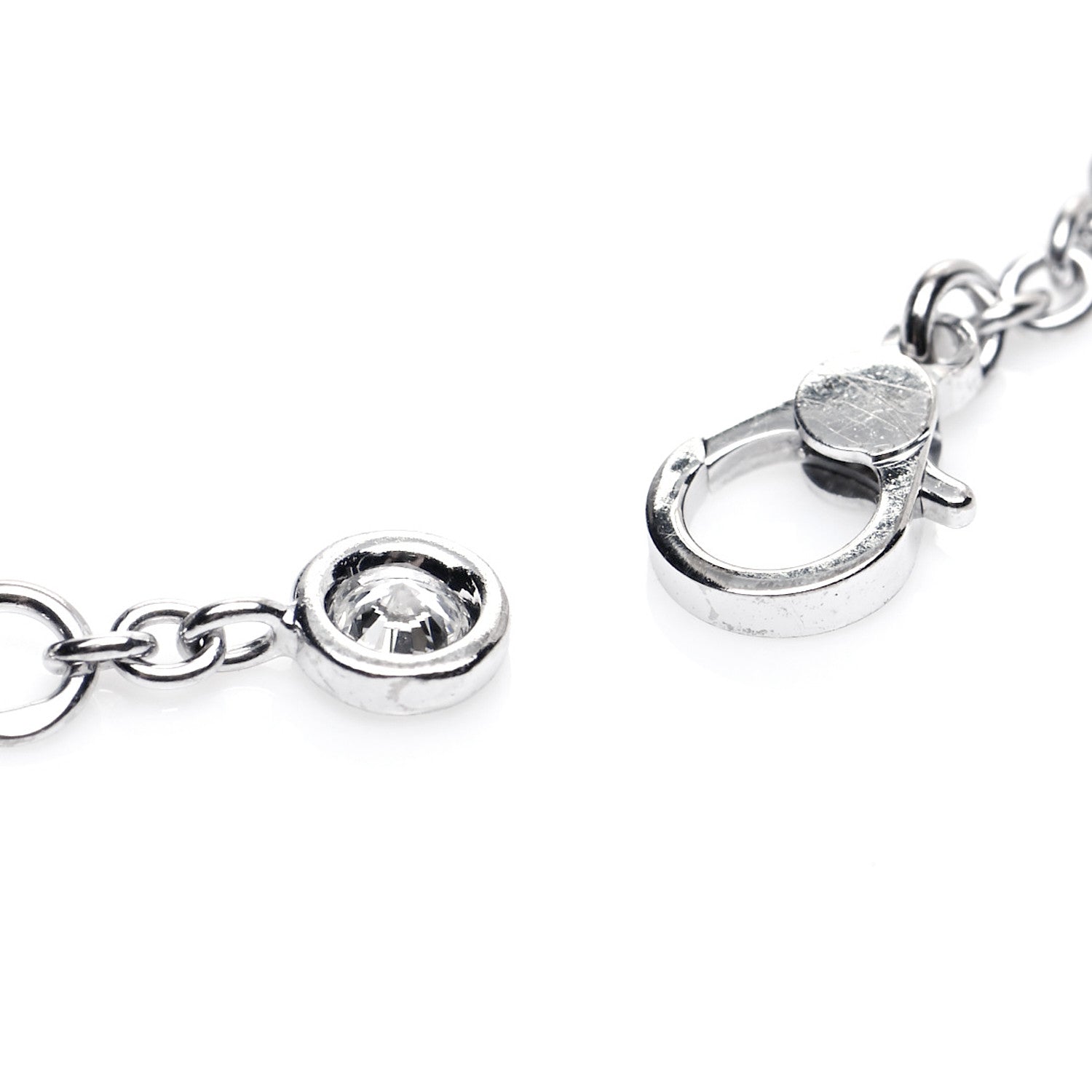 Hermes 18K White Gold Diamond Finesse Bracelet SH 5 of 7