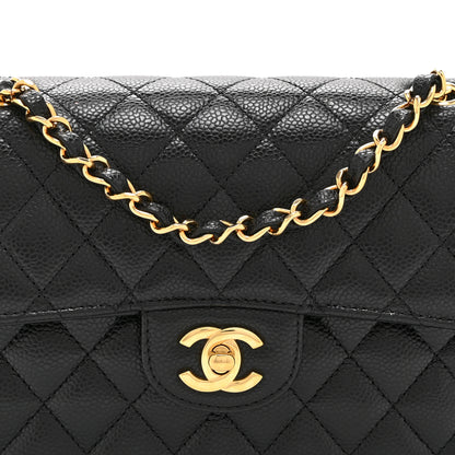 Chanel Caviar Quilted Small Double Flap Black 8 of 10