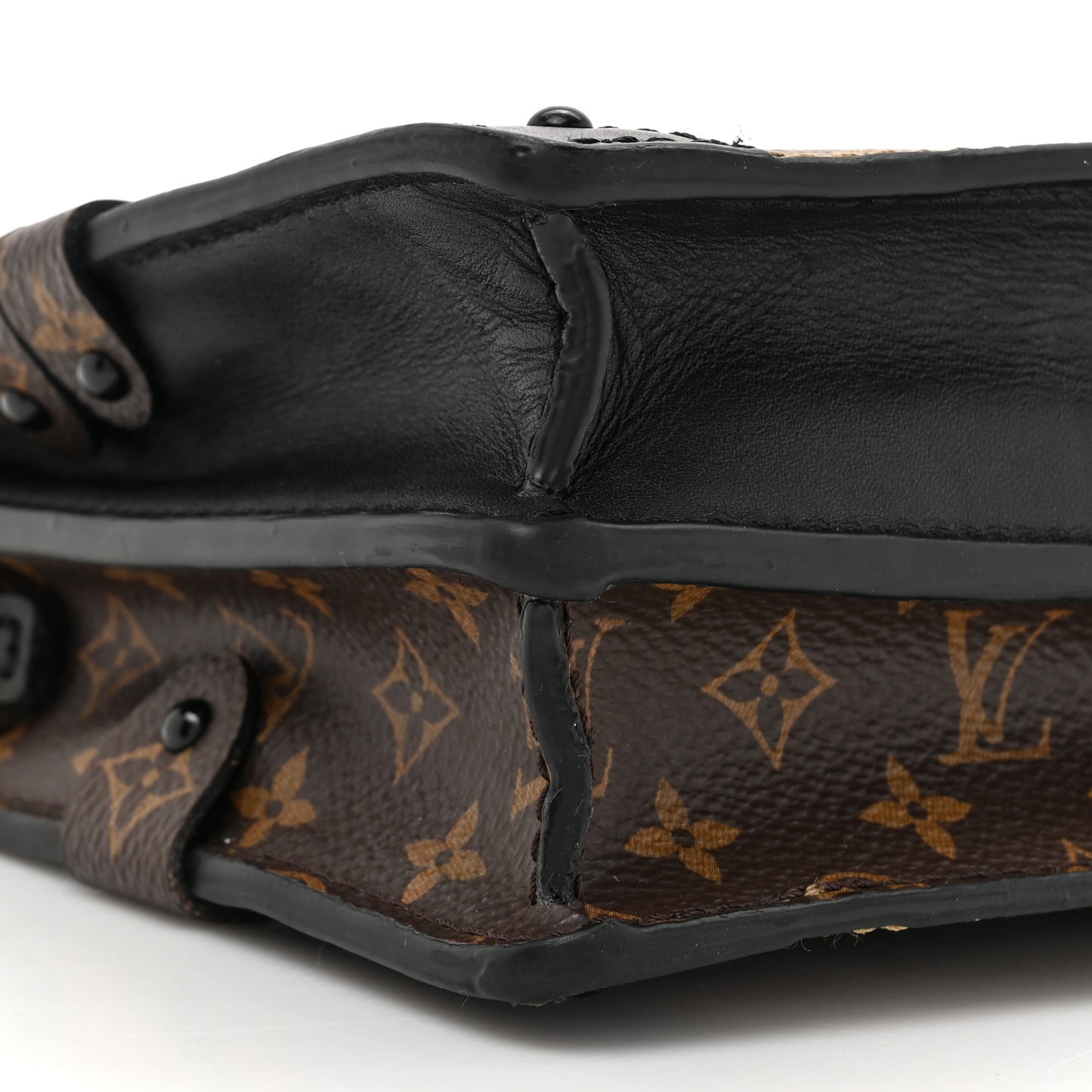 Reverse Monogram Trunk Clutch