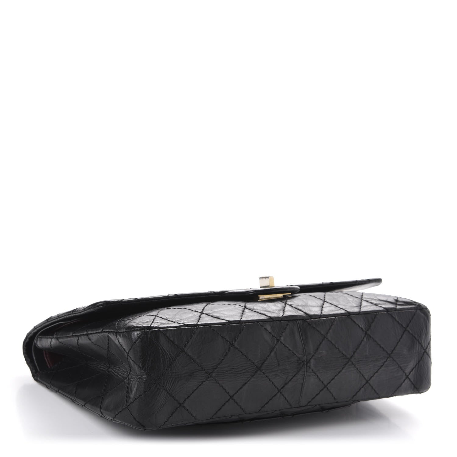 Chanel Aged Calfskin Quilted 50th Anniversary 2.55 Reissue 226 Flap Black 4 of 11