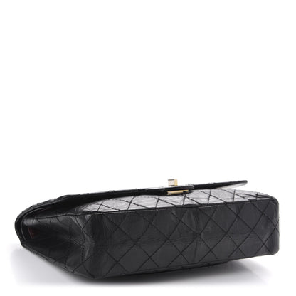 Chanel Aged Calfskin Quilted 50th Anniversary 2.55 Reissue 226 Flap Black 4 of 11