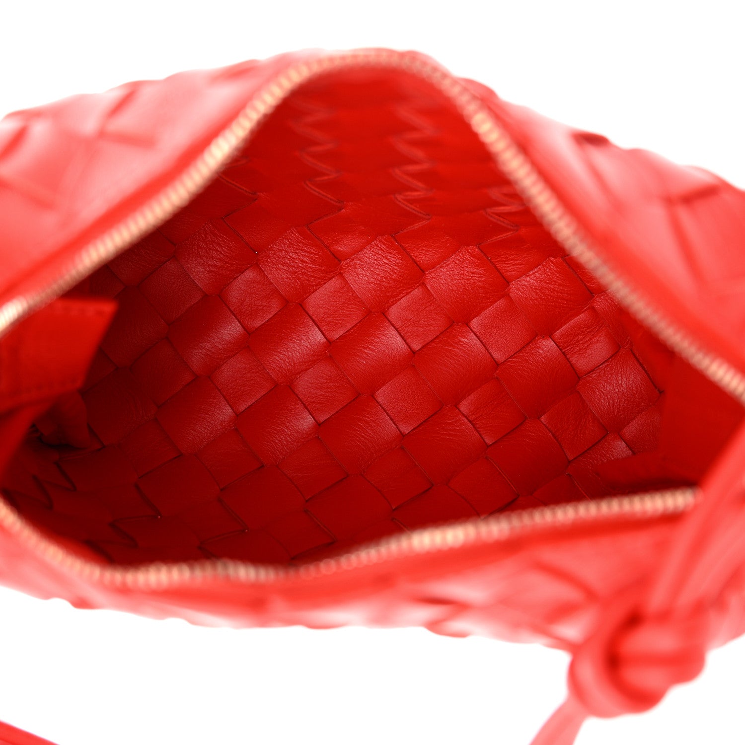 Bottega Veneta Nappa Intrecciato Mini Loop Camera Bag Apple Candy 5 of 9