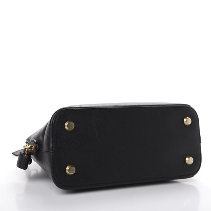 Balenciaga Signature Grained Calfskin Logo S Ville Top Handle Bag Black 3 of 13