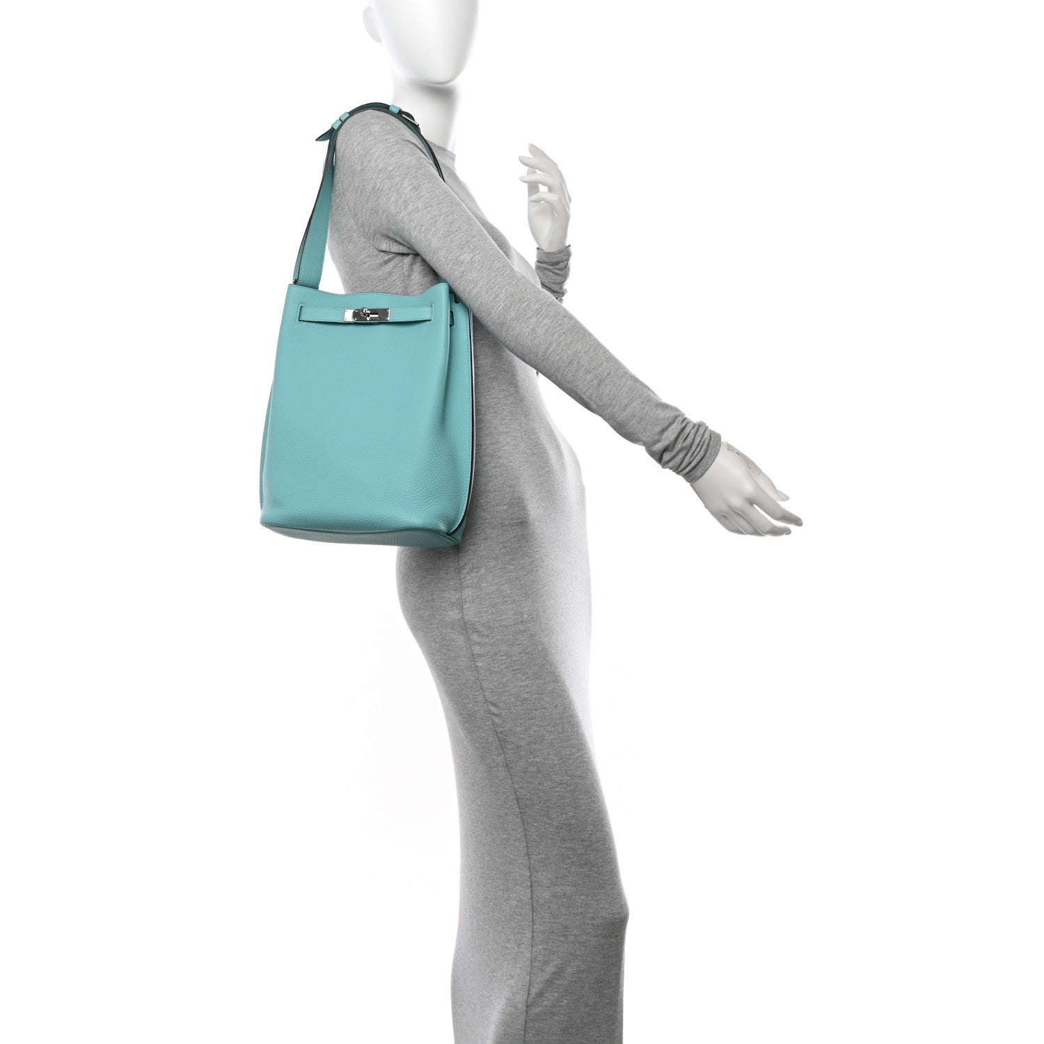 Hermes Togo So Kelly 22 Bleu Atoll Bleu Atoll 2 of 11