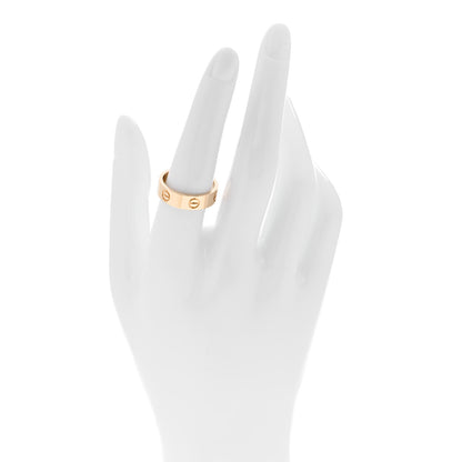 Cartier 18K Yellow Gold 5.5mm LOVE Ring 56 7.75 2 of 5