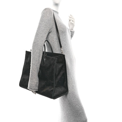 Gucci Econyl Nylon Monogram Large Off The Grid Tote Bag Black 2 of 11
