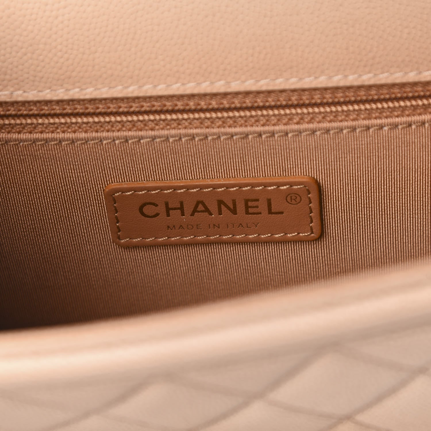 Chanel Caviar Quilted Sunset On The Sea Waist Bag Beige 6 of 9