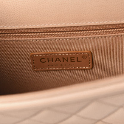 Chanel Caviar Quilted Sunset On The Sea Waist Bag Beige 6 of 9
