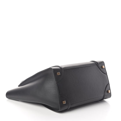Celine Smooth Calfskin Mini Luggage Black 4 of 9