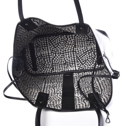MCM Visetos Medium Liz Reversible Shopper Tote Black 14 of 22