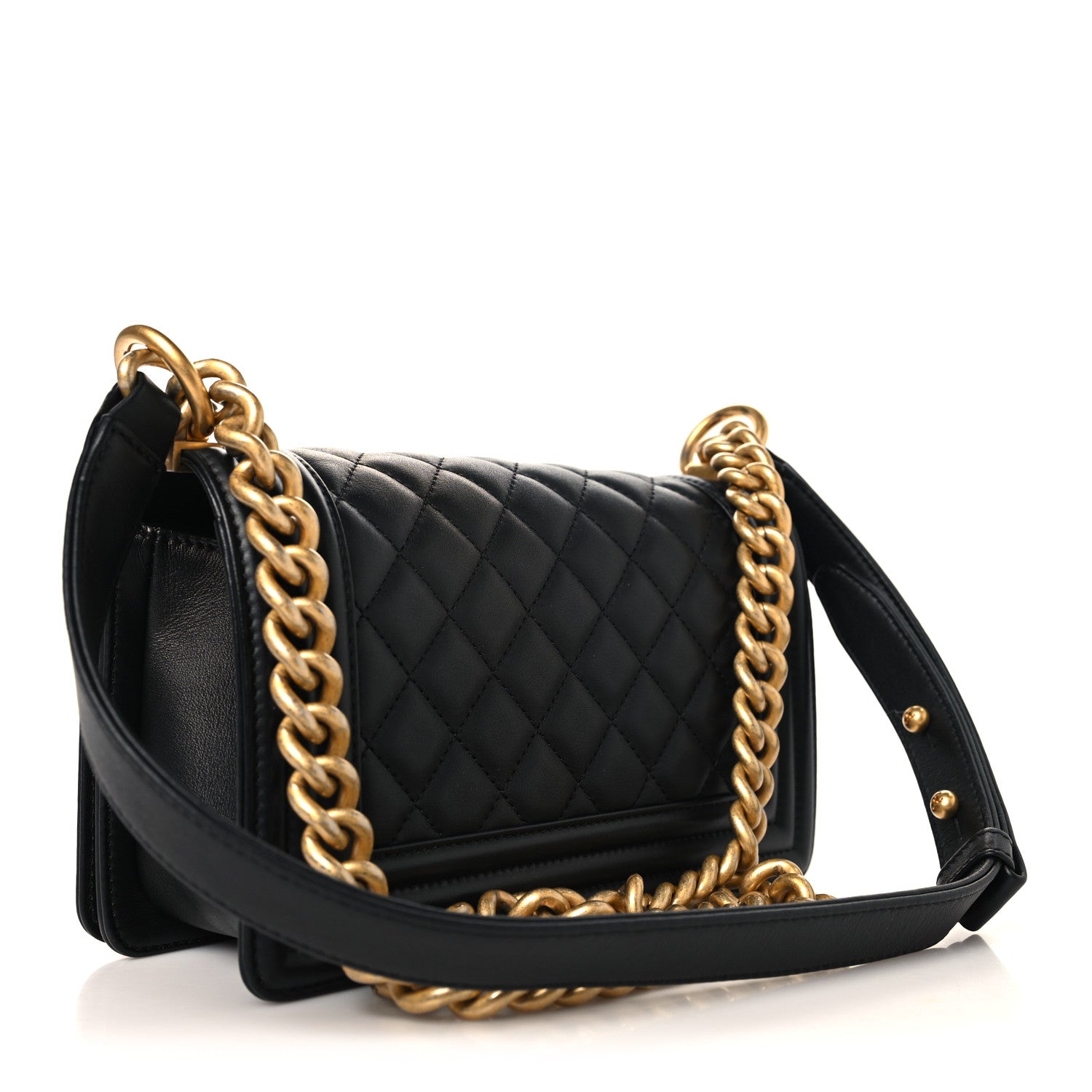 Chanel Calfskin Quilted Small Boy Flap Black 3 of 11