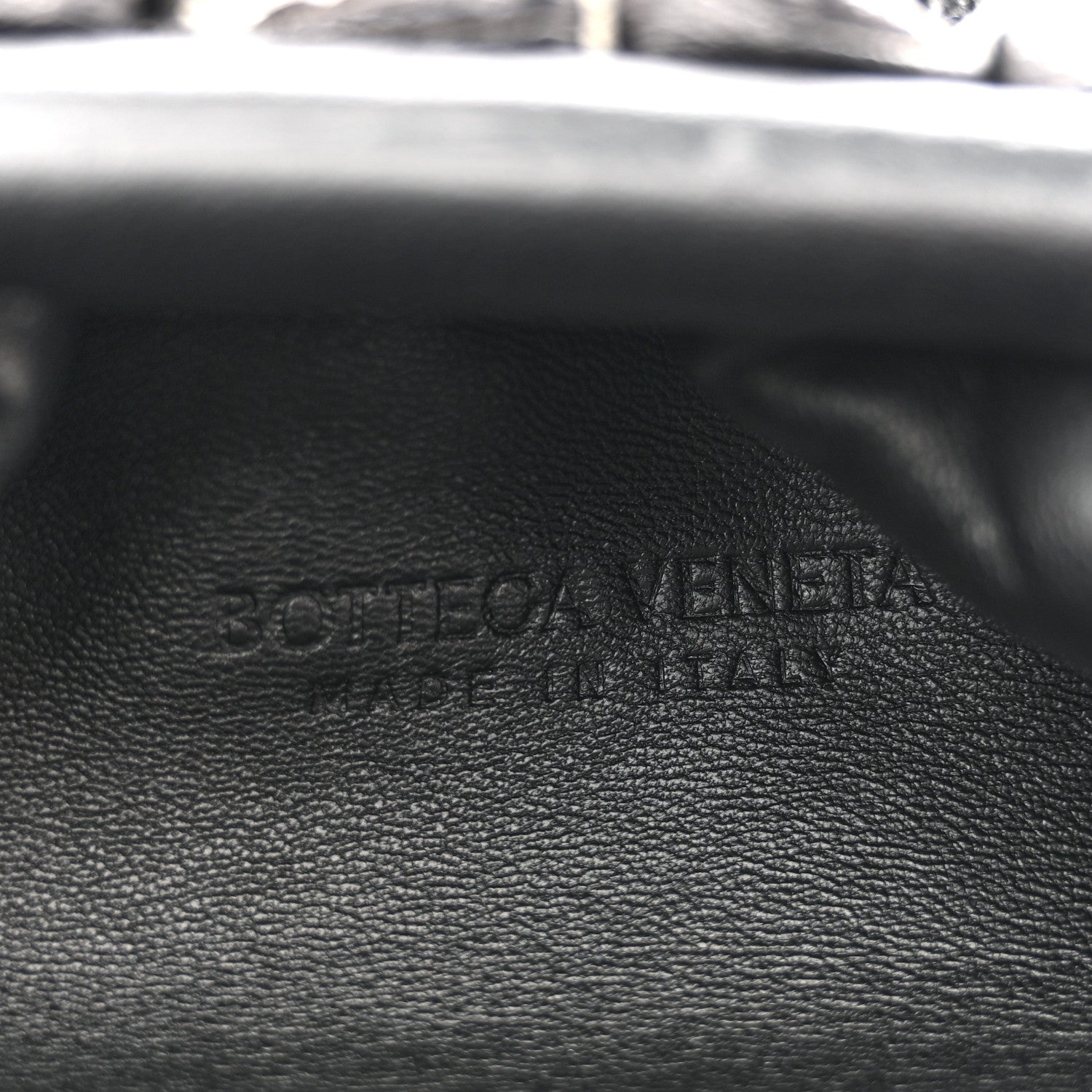 Bottega Veneta Nappa Zebra Print The Pouch Oversized Clutch White Black 6 of 13