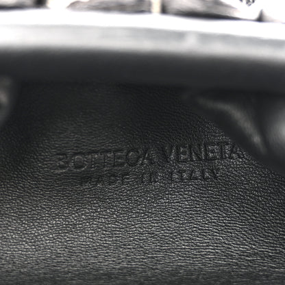 Bottega Veneta Nappa Zebra Print The Pouch Oversized Clutch White Black 6 of 13