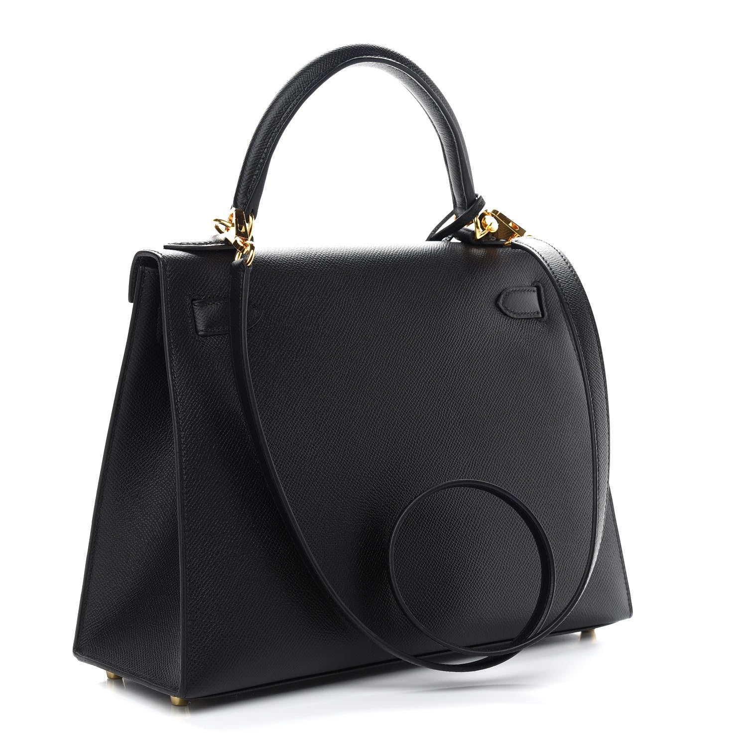 Hermes Epsom Kelly Sellier 28 Black 3 of 11