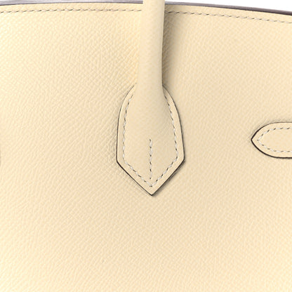 Hermes Epsom Birkin Sellier 25 Nata 9 of 33