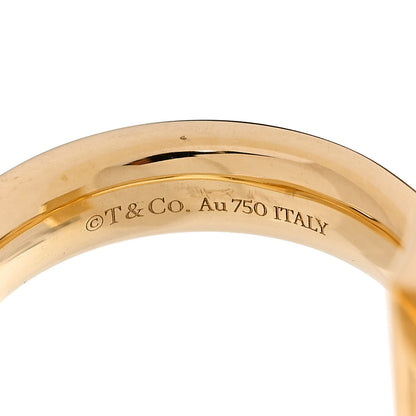 Tiffany 18K Yellow Gold 4.5mm T T1 Wide Ring 52 6 4 of 5