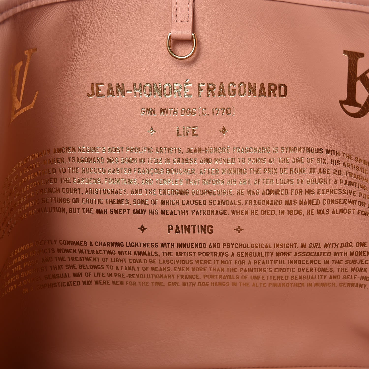 Louis Vuitton Masters Fragonard Neverfull MM 9 of 9