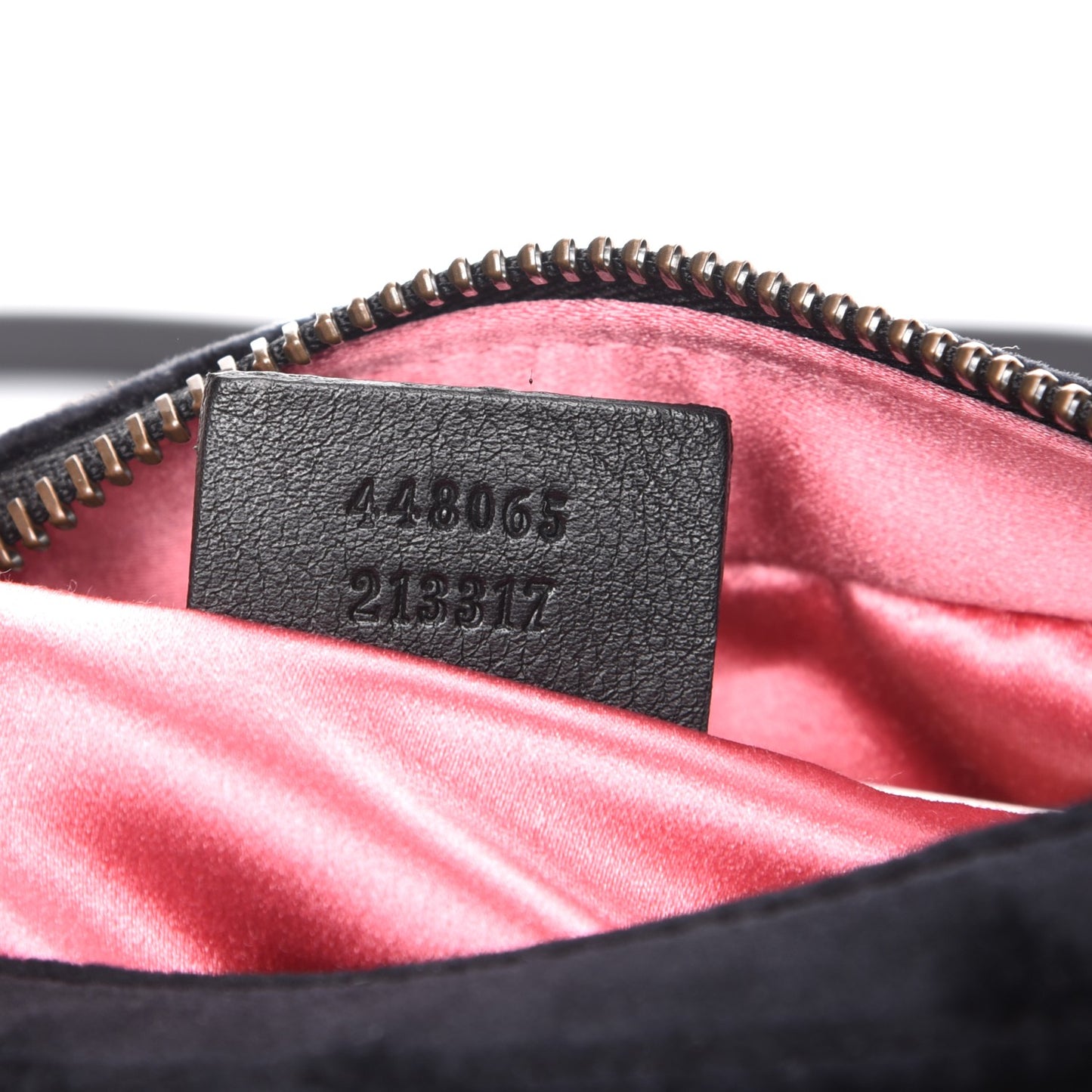 Velvet Matelasse Marquise Crystals Mini GG Marmont Chain Shoulder Bag Black