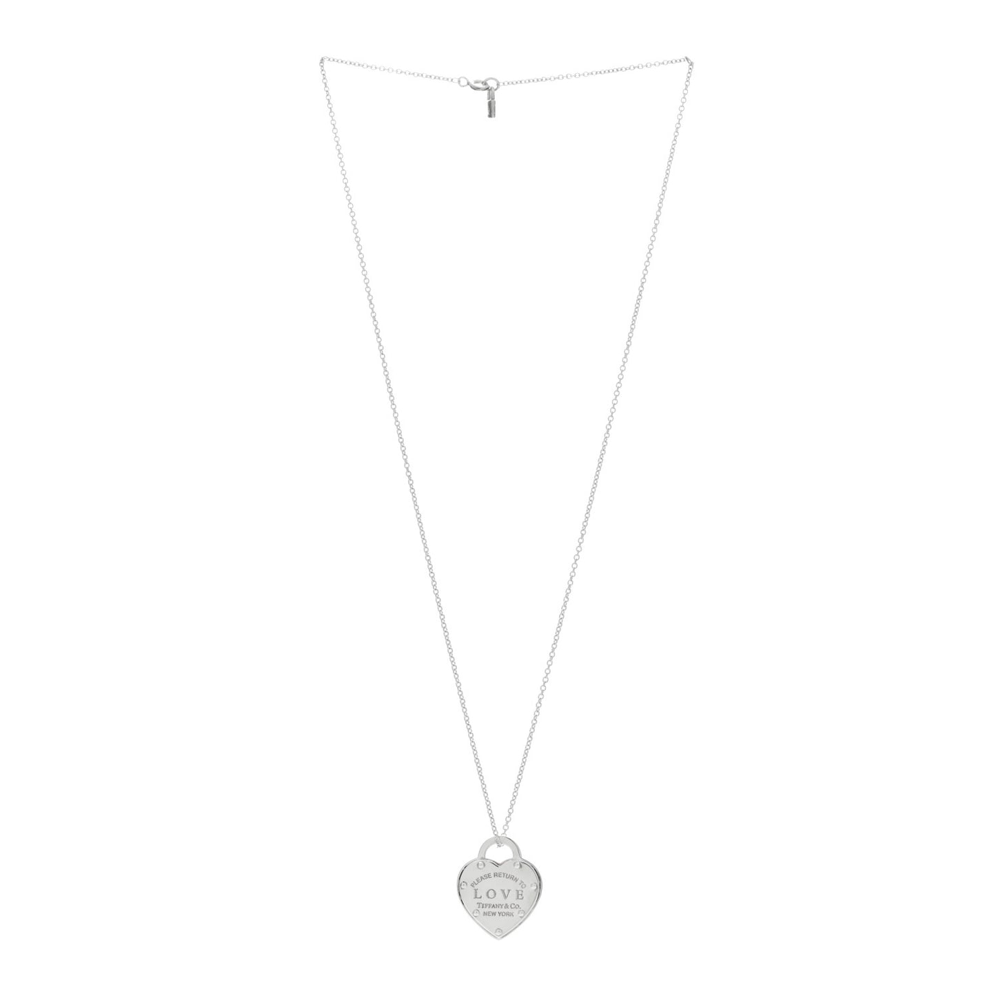 Sterling Silver Return To Tiffany Love Pendant Necklace