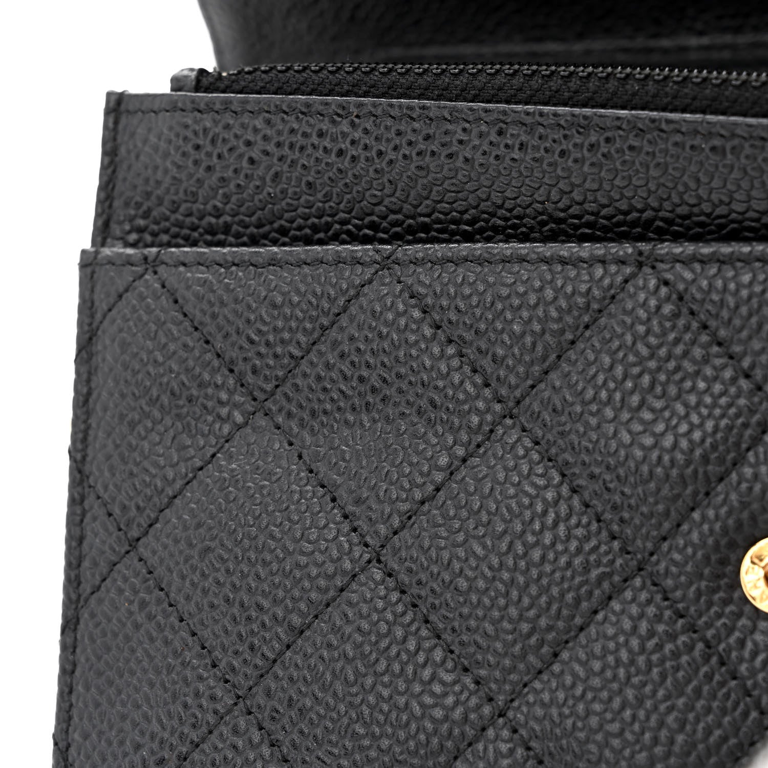 Chanel Caviar Quilted Wallet on Chain WOC Black 12 of 12