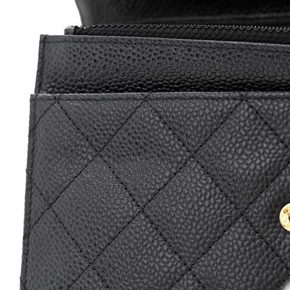 Chanel Caviar Quilted Wallet on Chain WOC Black 12 of 12
