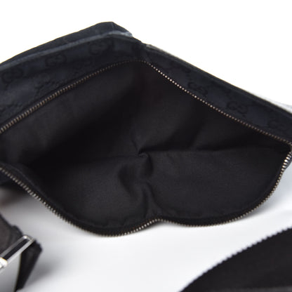 Gucci GG Monogram Double Pocket Belt Bag Black 5 of 9
