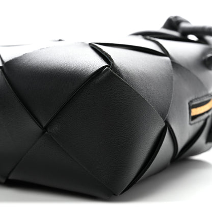 Bottega Veneta Lambskin Maxi Intrecciato Small Cassette Camera Bag Black 24 of 25