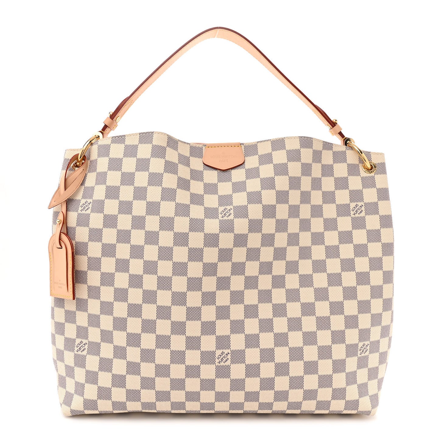 Damier Azur Graceful MM Rose Ballerine