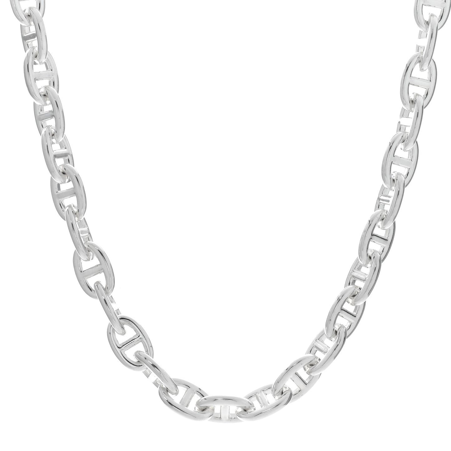 Sterling Silver Amulette Chaine d'Ancre Necklace PM