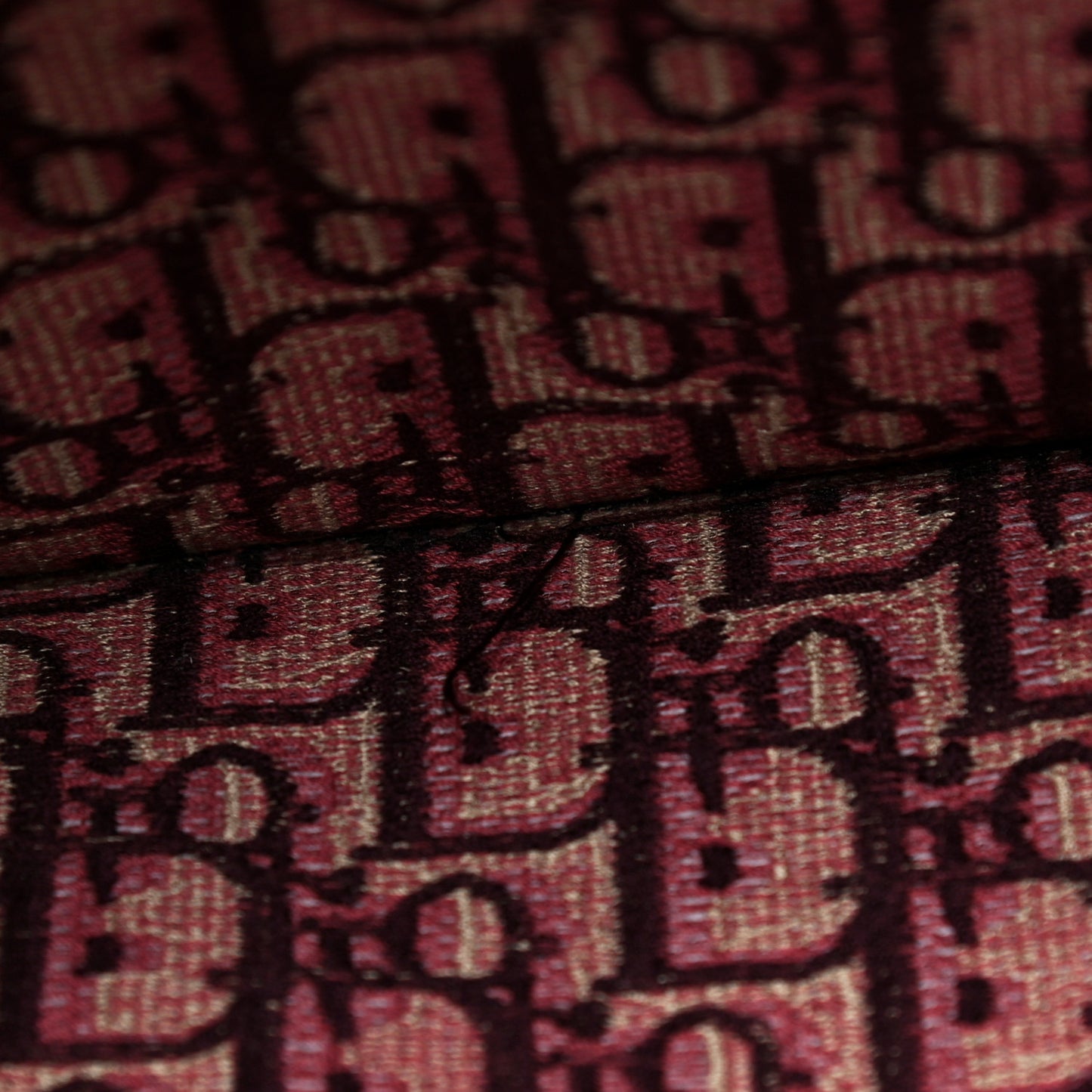 Oblique Medium Book Tote Burgundy Multicolor