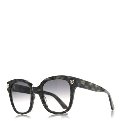 Cartier Panthere De Cartier Sunglasses Tortoise Grey 1 of 8