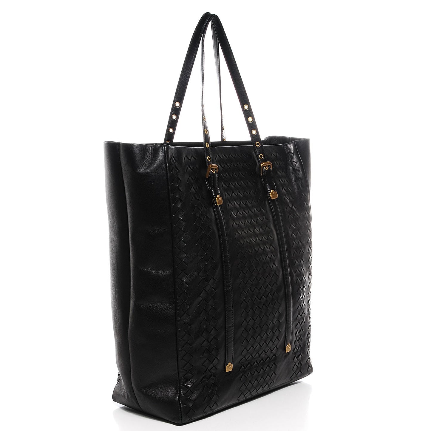 Nappa Intrecciato Tote Nero Black