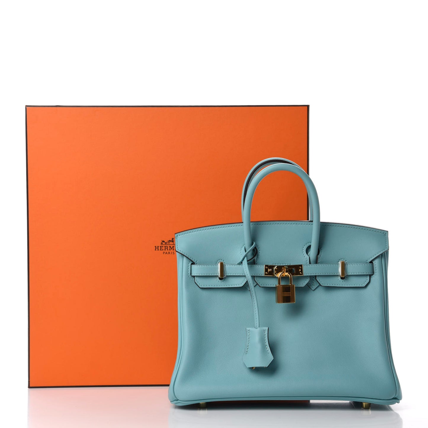 Swift Birkin 25 Bleu Atoll