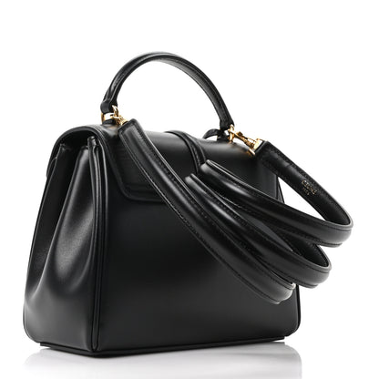 Celine Satinated Calfskin Mini 16 Top Handle Bag Black 5 of 19