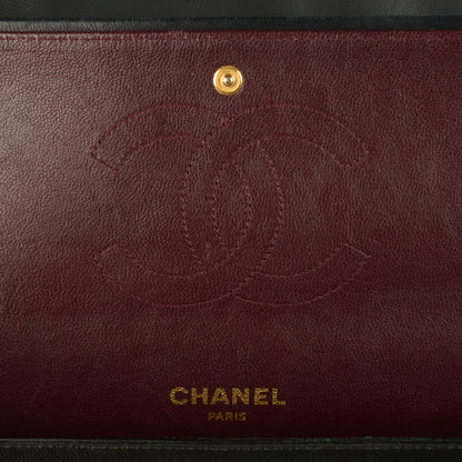 Chanel Lambskin Quilted Medium Double Flap Bijoux Chain Black 7 of 8