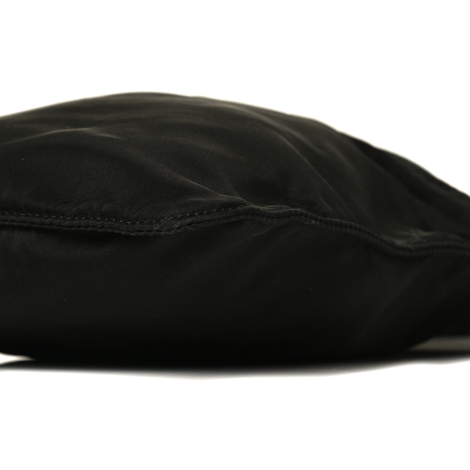 Prada Tessuto Nylon Saffiano Flat Messenger Bag Black 6 of 10