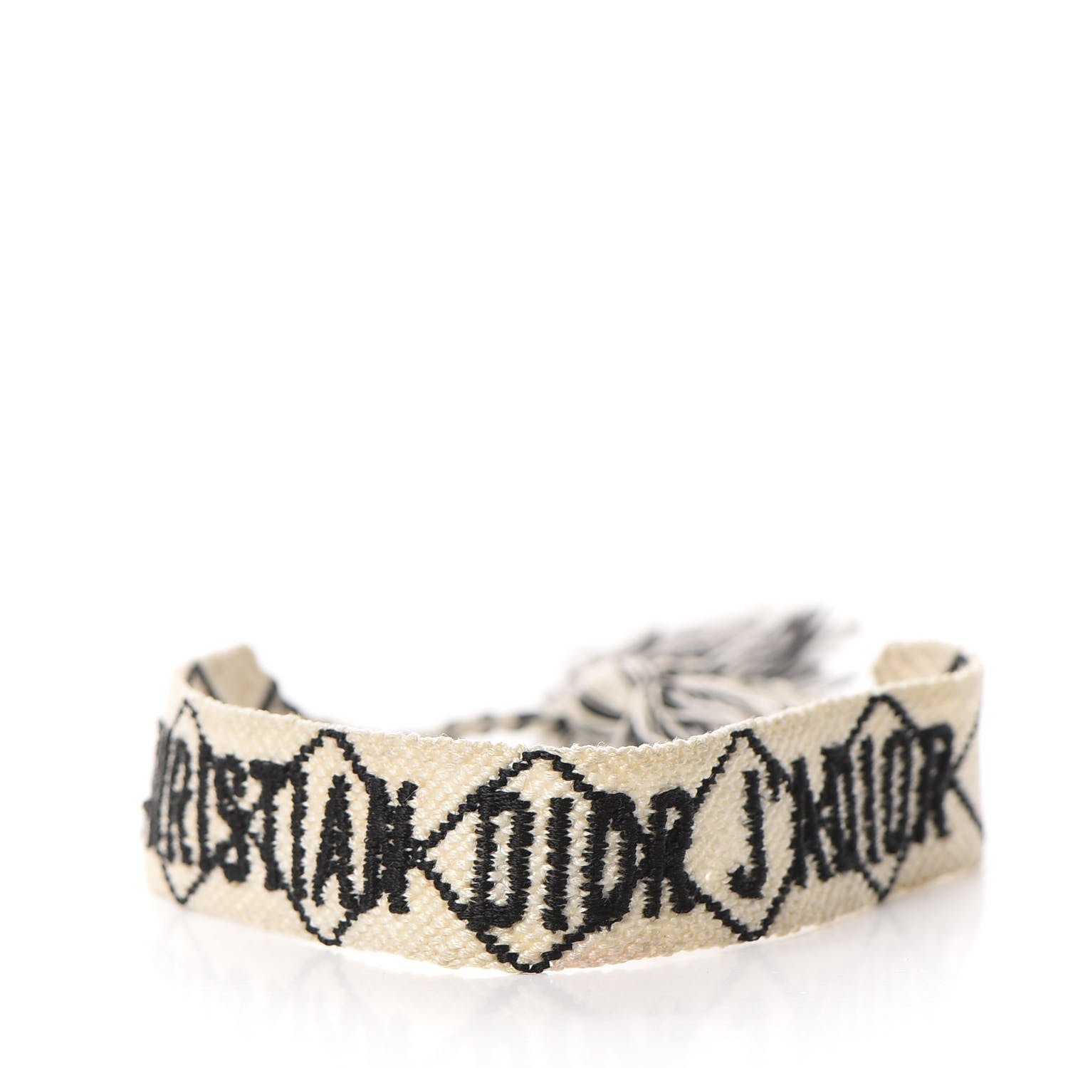 Christian Dior Woven Cotton J'Adior Friendship Bracelet Set White Multicolor 4 of 8