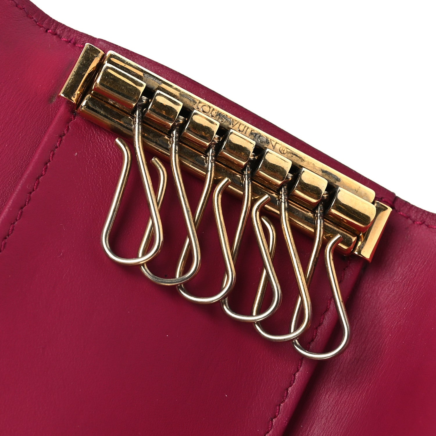 Louis Vuitton Vernis Multicles 6 Key Holder Rose Indien 8 of 8