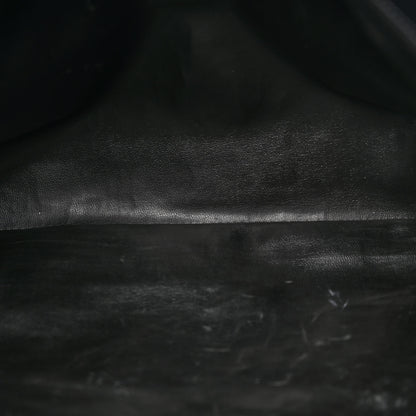 Chanel Calfskin Stitched XL Weekender Black 5 of 15