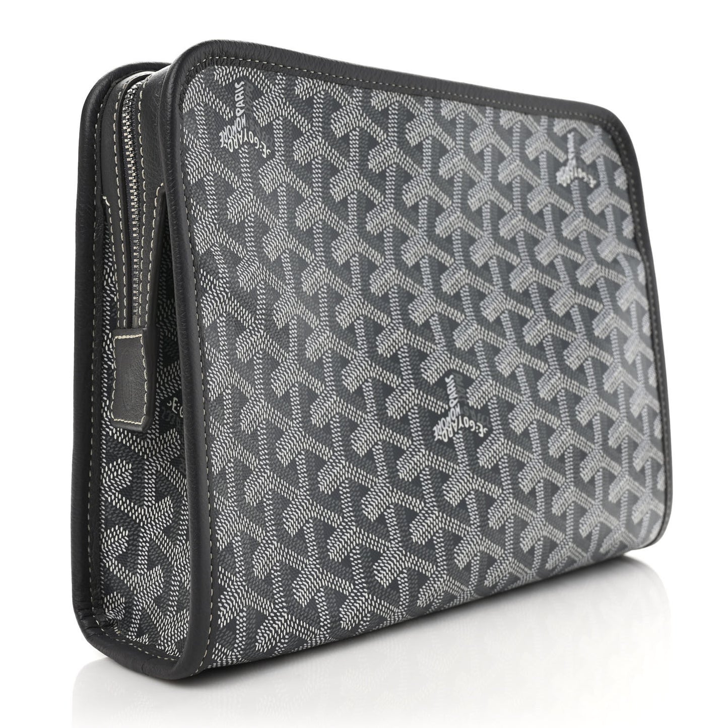 Goyardine Jouvence Toiletry Pouch Grey