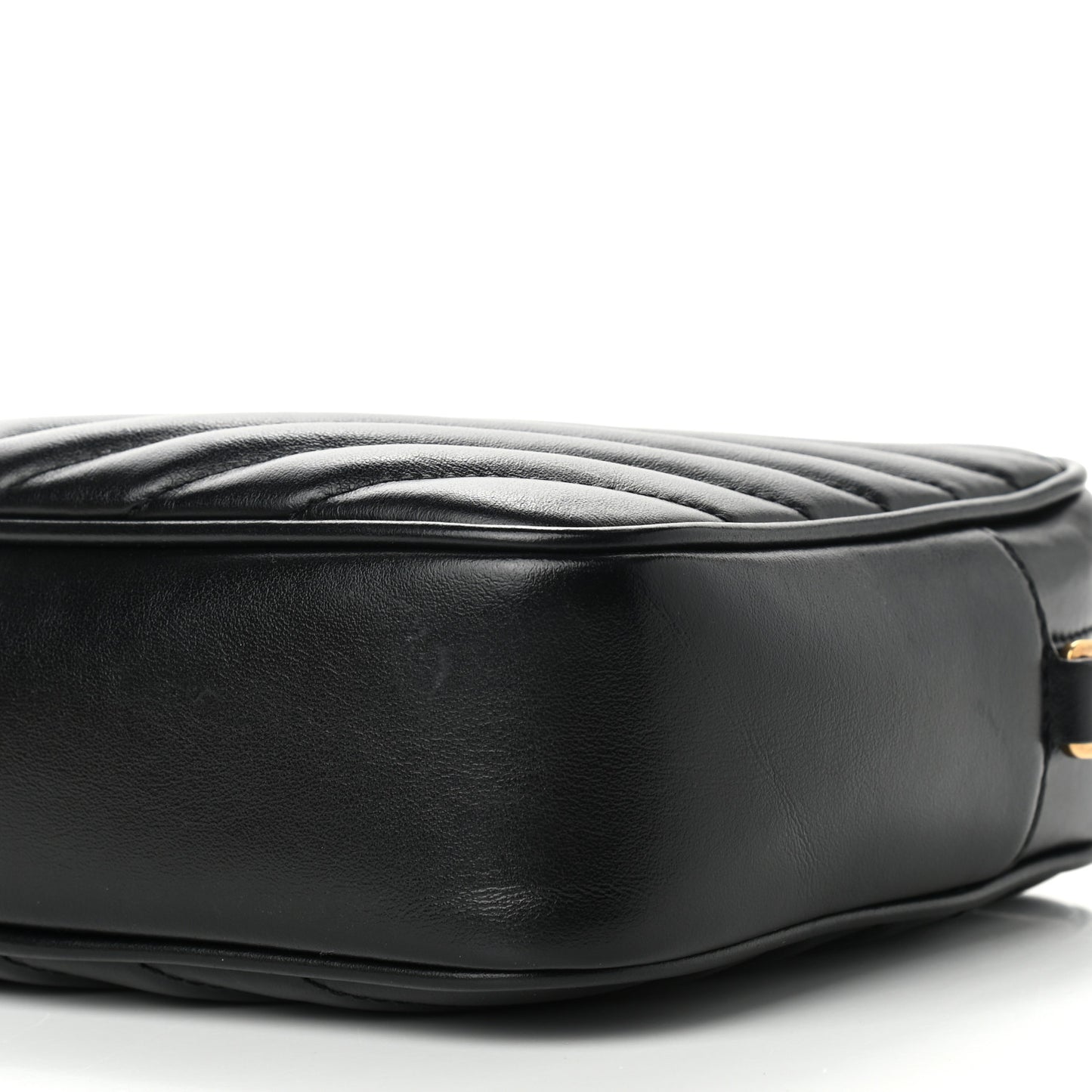 Calfskin Matelasse Monogram Lou Camera Bag Black