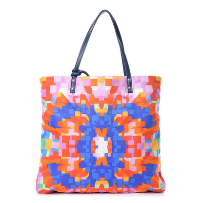 Chanel Nylon Printed CC Tote Multicolor 3 of 14