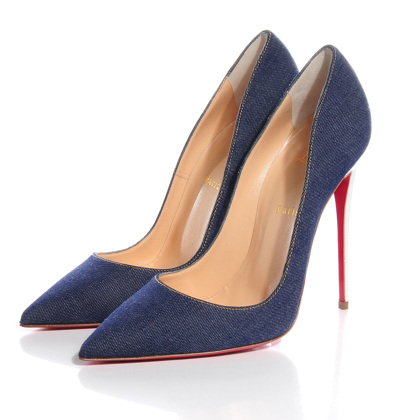 Denim Jazz Calf So Kate 120 Pumps Blue White 41