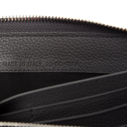 Christian Dior HOMME Grained Calfskin Zipped Wallet Grey 7 of 7