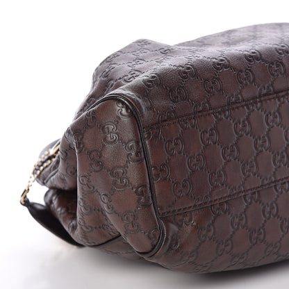 Gucci Guccissima Medium Sukey Tote Chocolate 8 of 9